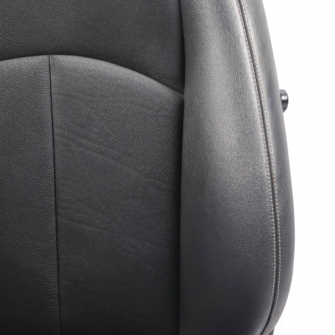 Front Seat Mercedes W211 Right O/S Leather Nappa Black Semi-Aniline