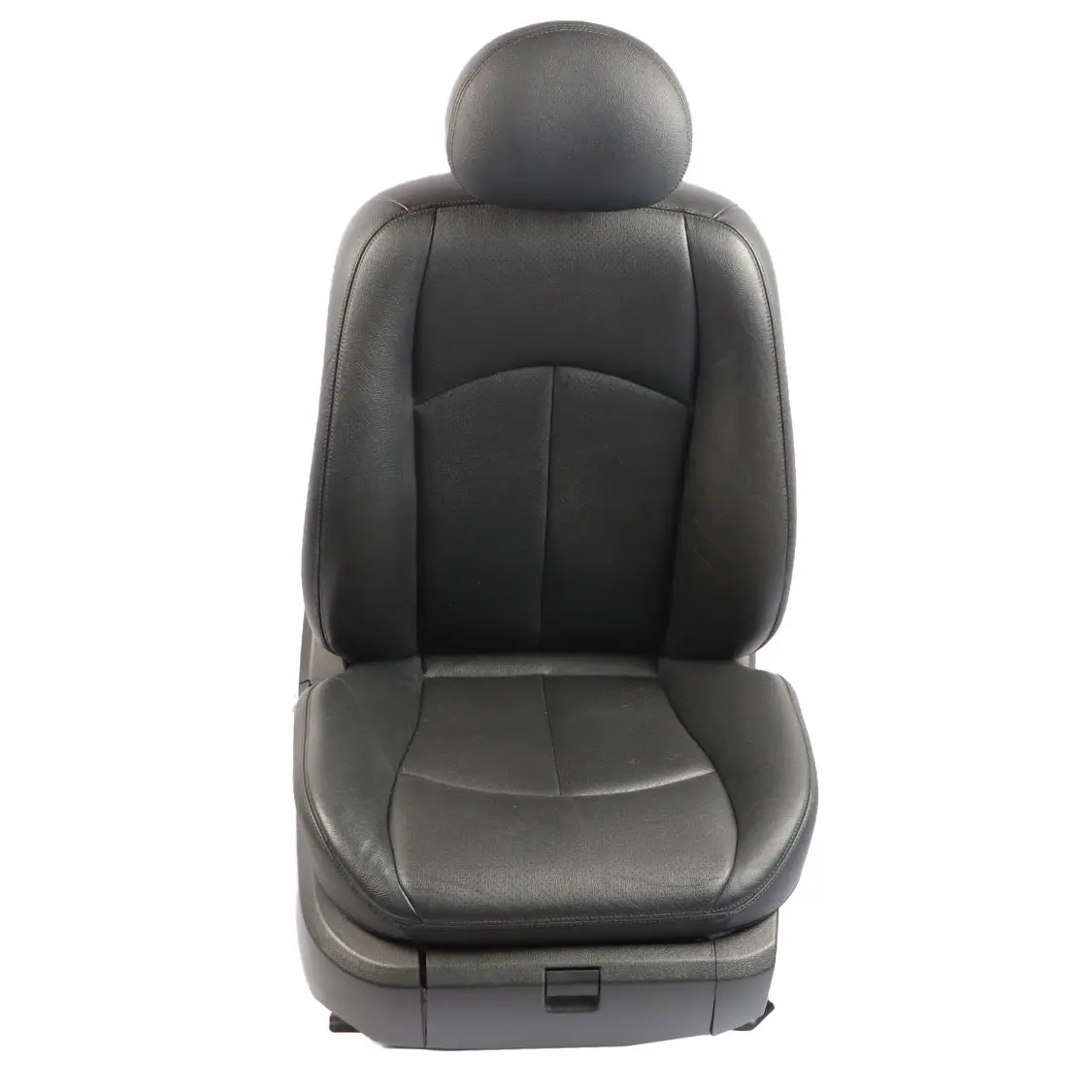 Mercedes W211 Front Seat Right O/S Heated Leather Nappa Black Semi-Aniline