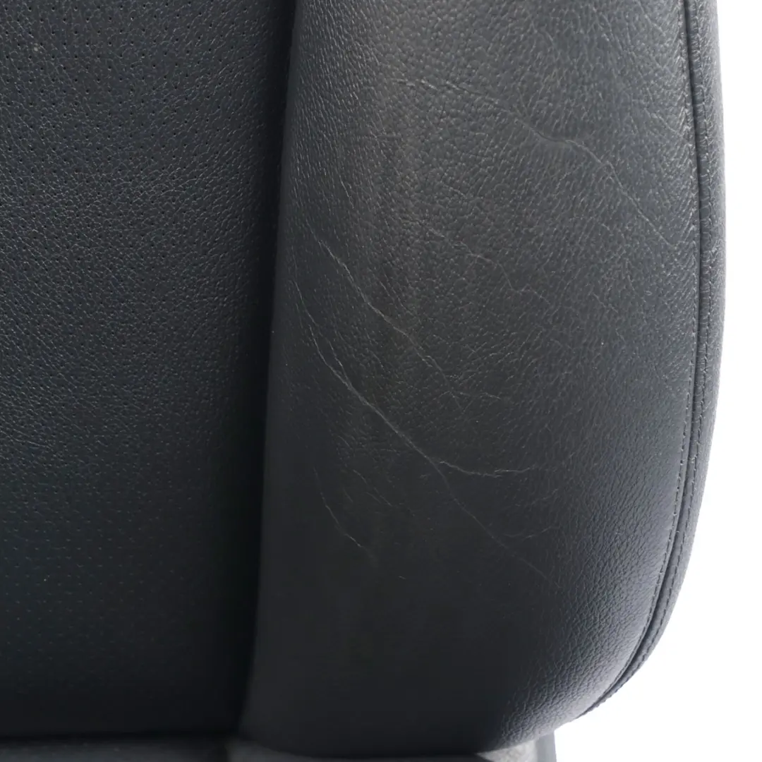 Mercedes W211 Front Seat Right O/S Heated Leather Nappa Black Semi-Aniline