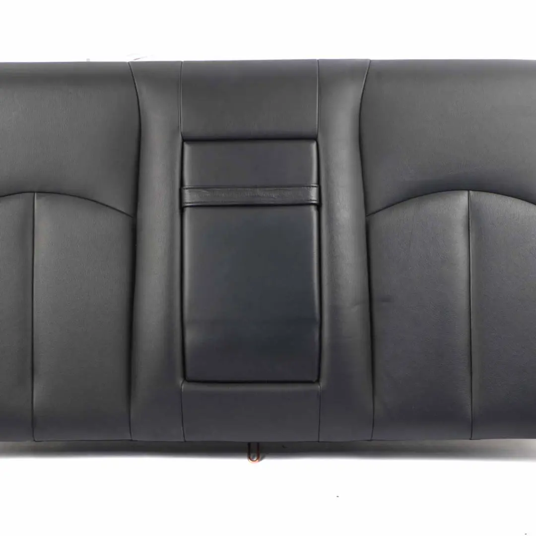 Mercedes W211 Rear Seat Backrest Cover Saloon Black Leather Nappa Semi Aniline