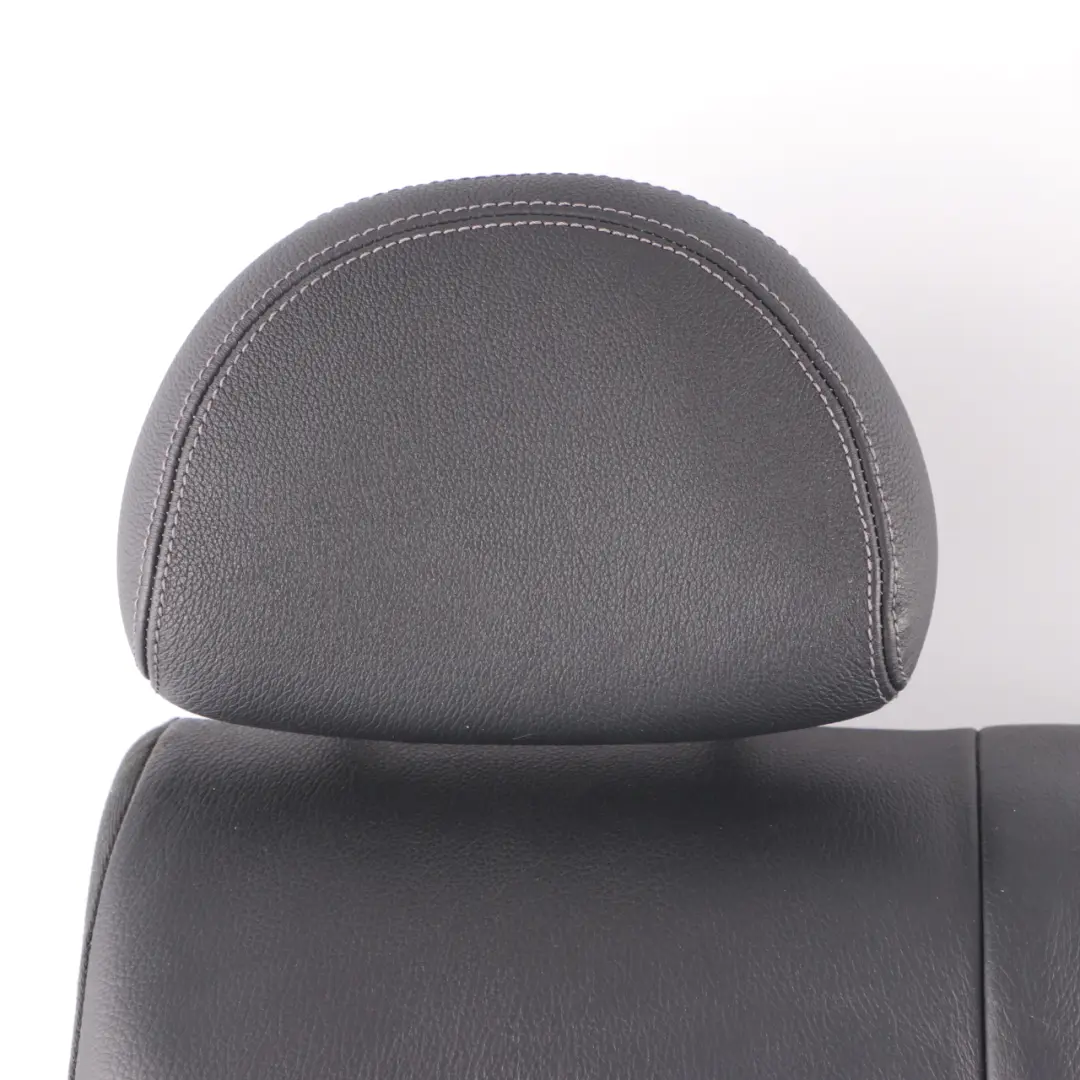 Mercedes W211 Seat Backrest Rear Left N/S Back Seat Cover Black Leather Nappa