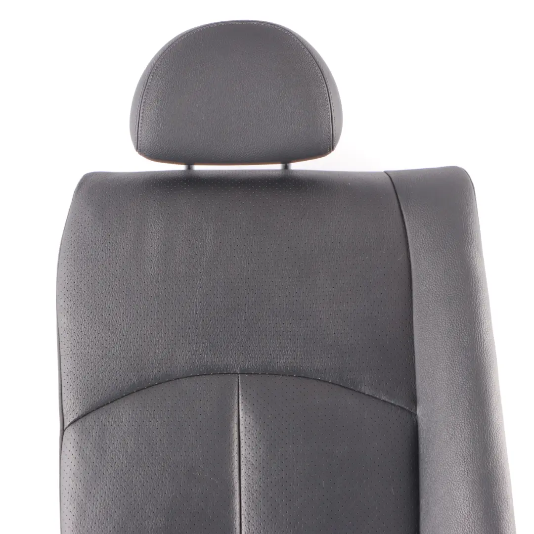 Heated Rear Backrest Mercedes W211 Rear Seat Right O/S Leather Nappa Black