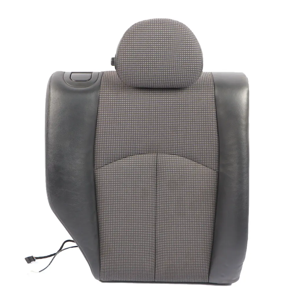 Mercedes S211 Rear Right Seat O/S Electrical Backrest Cloth Leather Anthracite