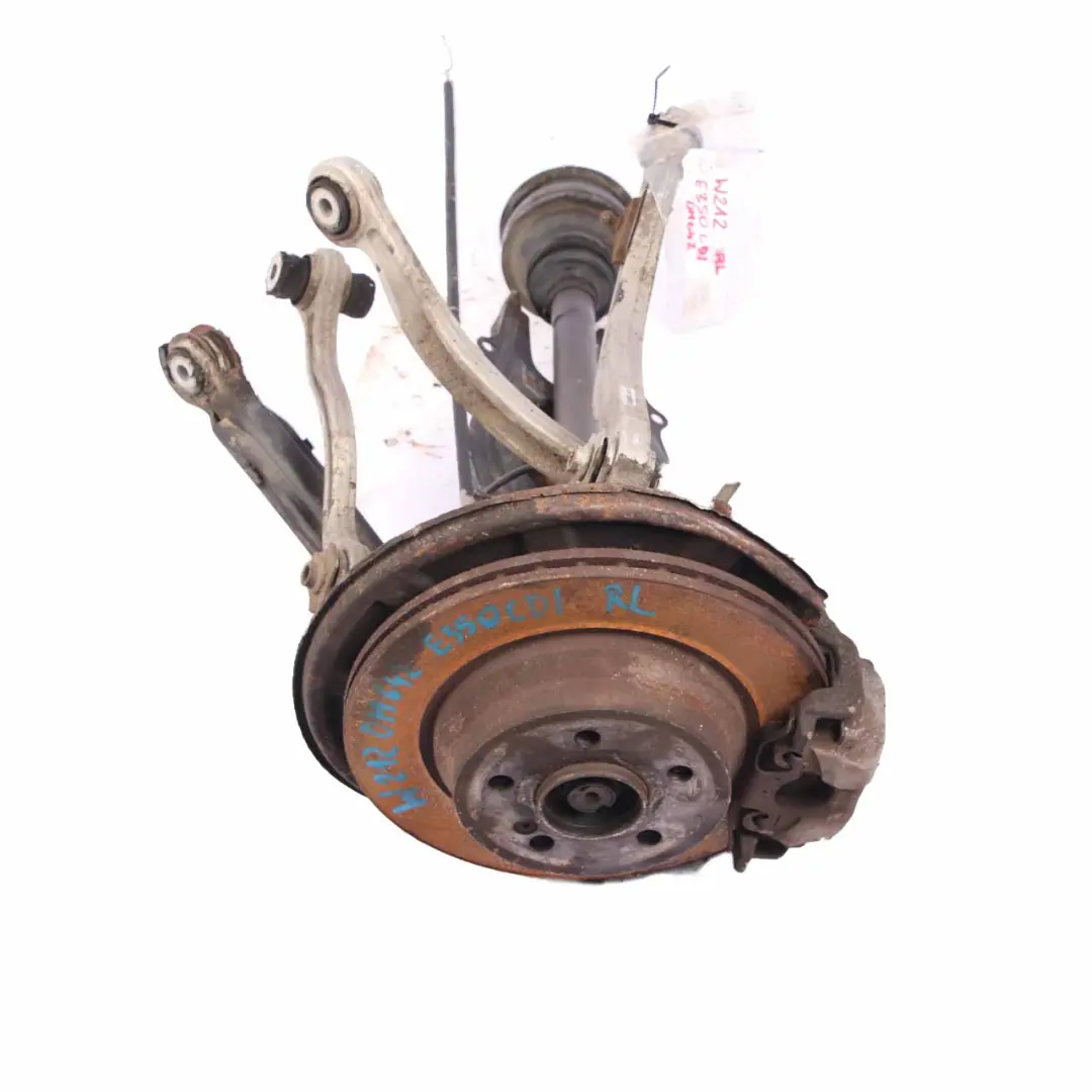 Mercedes W212 350 CDI Rear Left N/S Suspension Leg Spring Wheel Hub Brake Disc