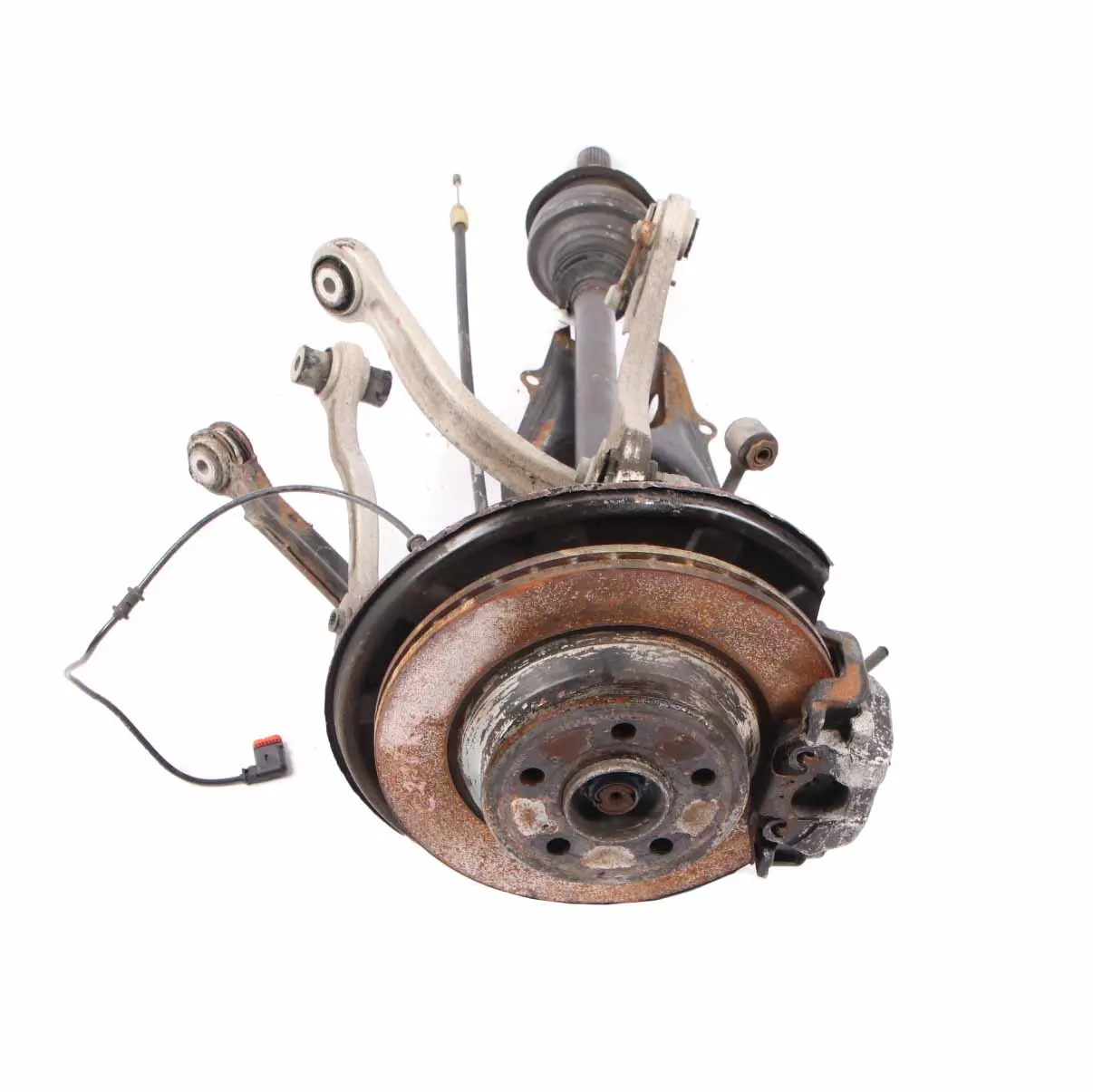 Mercedes W218 350 CDI BlueTec Rear Left N/S Suspension Leg Wheel Hub Brake Disc