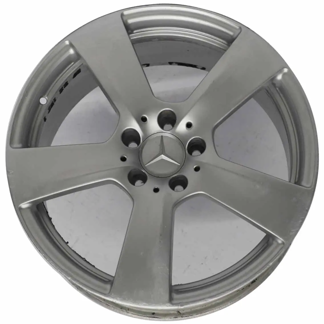 Mercedes W212 essieu arriere jante en alliage argente 18" ET:54 9J A2124011402