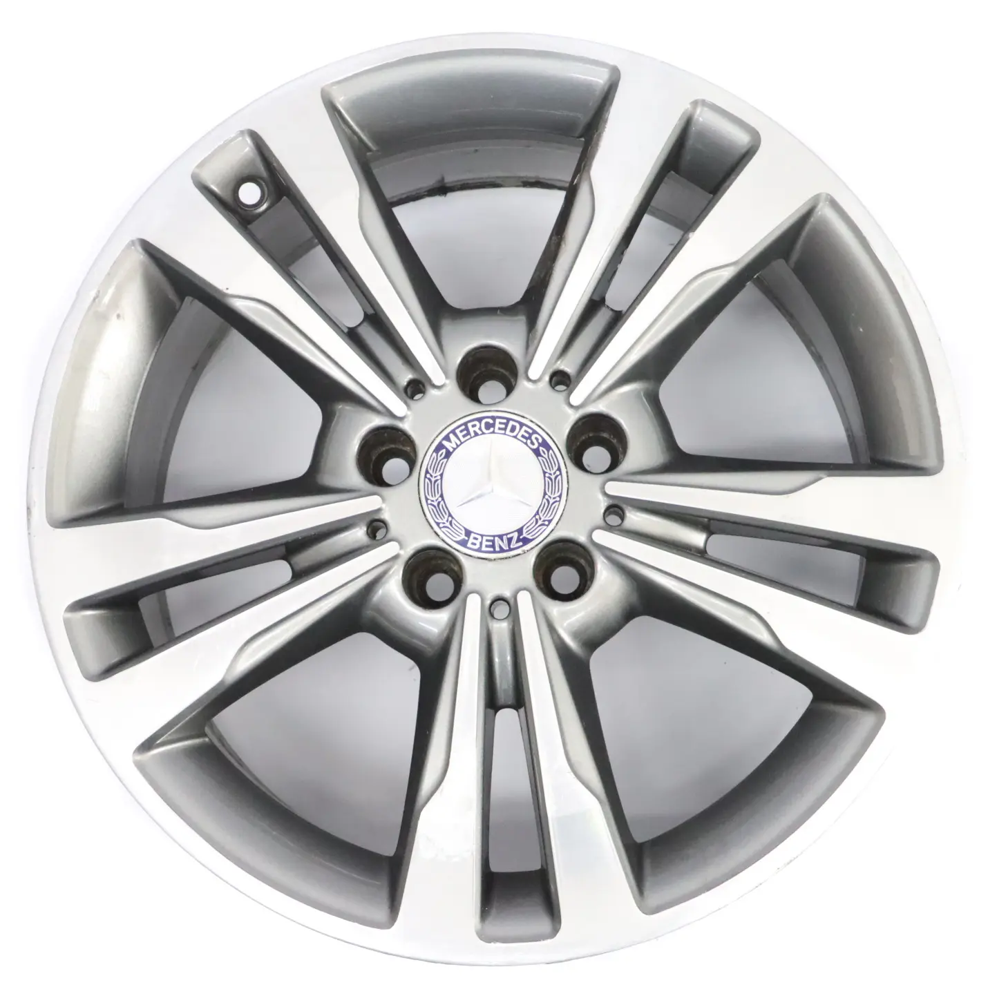 Mercedes W212 Alloy Wheel Rim 17" ET:48 8J 5 Double Spoke A2124015602