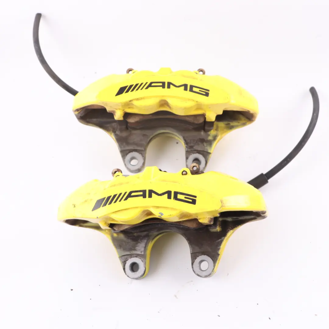 Brake Caliper Set Mercedes W212 E 63 AMG Rear Left Right Wheel Brembo Brake Set