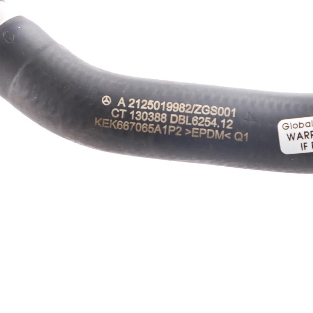 Coolant Hose Mercedes W212 Diesel OM651 Oil Cooler Water Line A2125019982