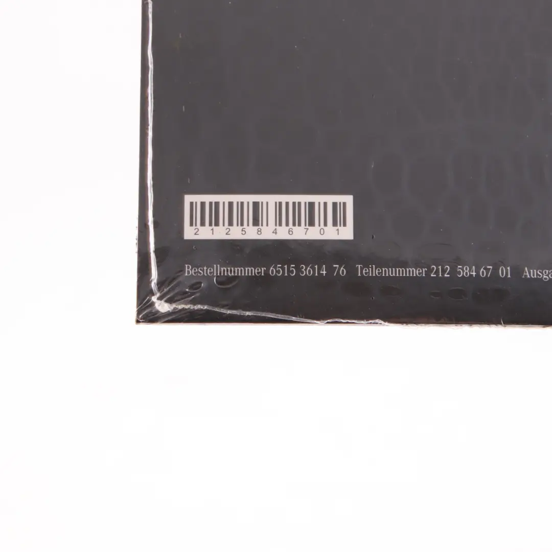 Mercedes W212 Owner's Handbook Service Booklet Manual A2125846701