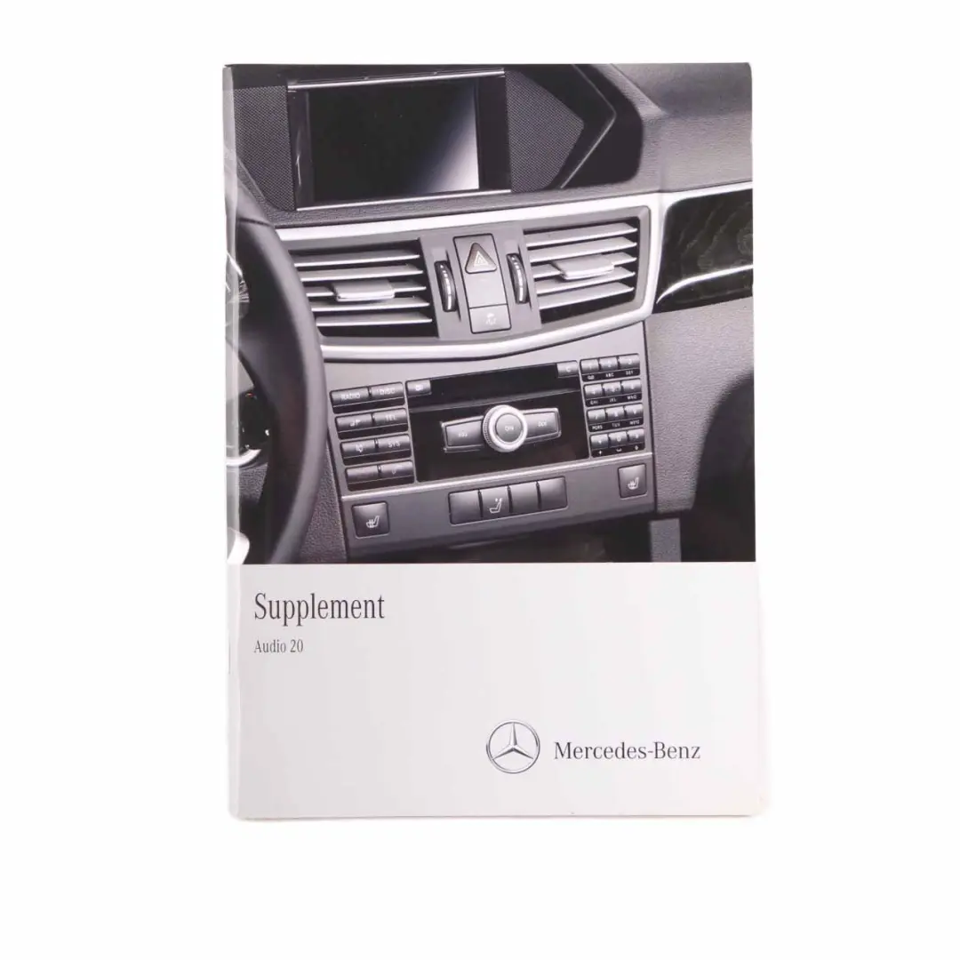 Mercedes W212 Owner's Handbook Service Booklet Slipcase Pouch Case Wallet