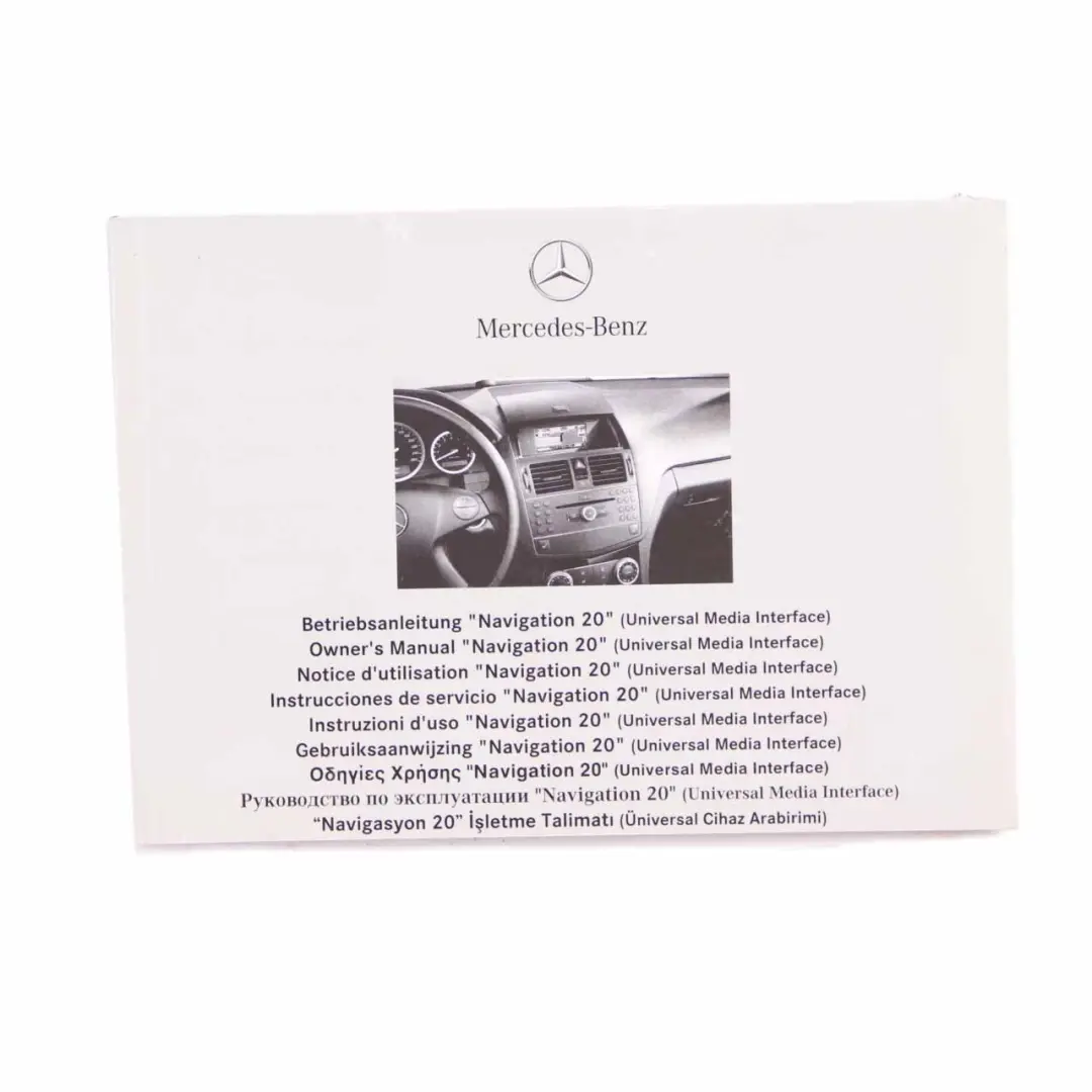Mercedes W212 Owner's Handbook Service Booklet Slipcase Pouch Case Wallet