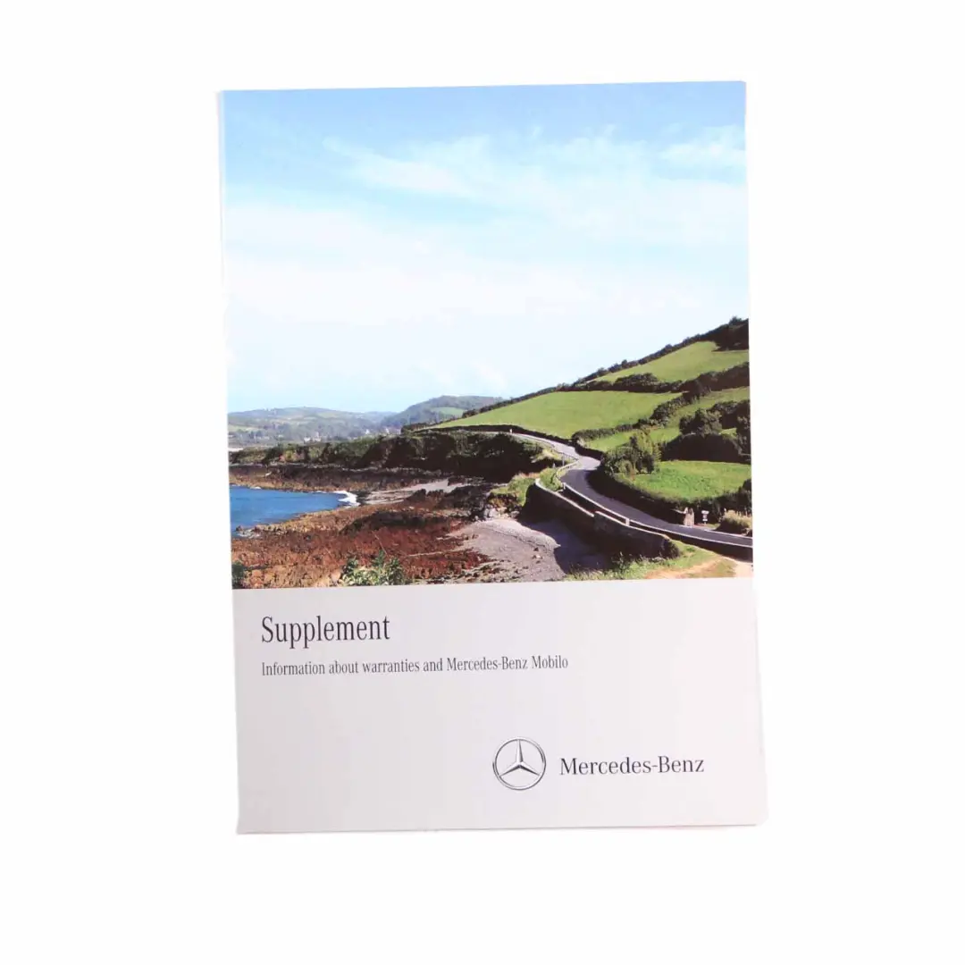 Mercedes W212 Owner's Handbook Service Booklet Slipcase Pouch Case Wallet