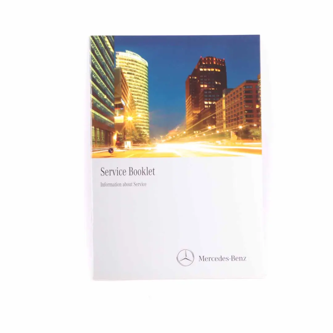 Mercedes W212 Owner's Handbook Service Booklet Slipcase Pouch Case Wallet