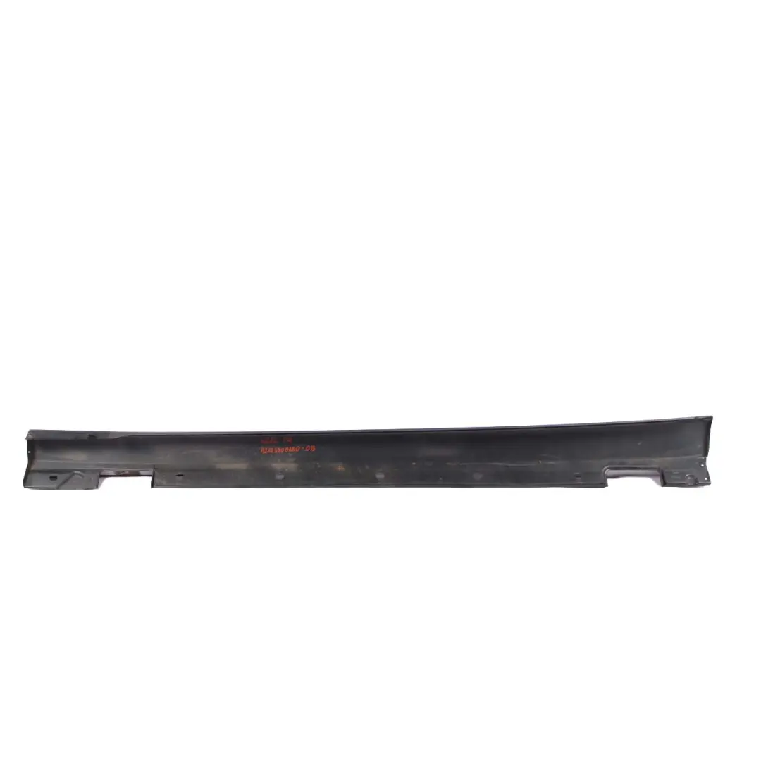 Mercedes W212 Side Skirt Door Sill Cover Right O/S Obsidian Black - 197