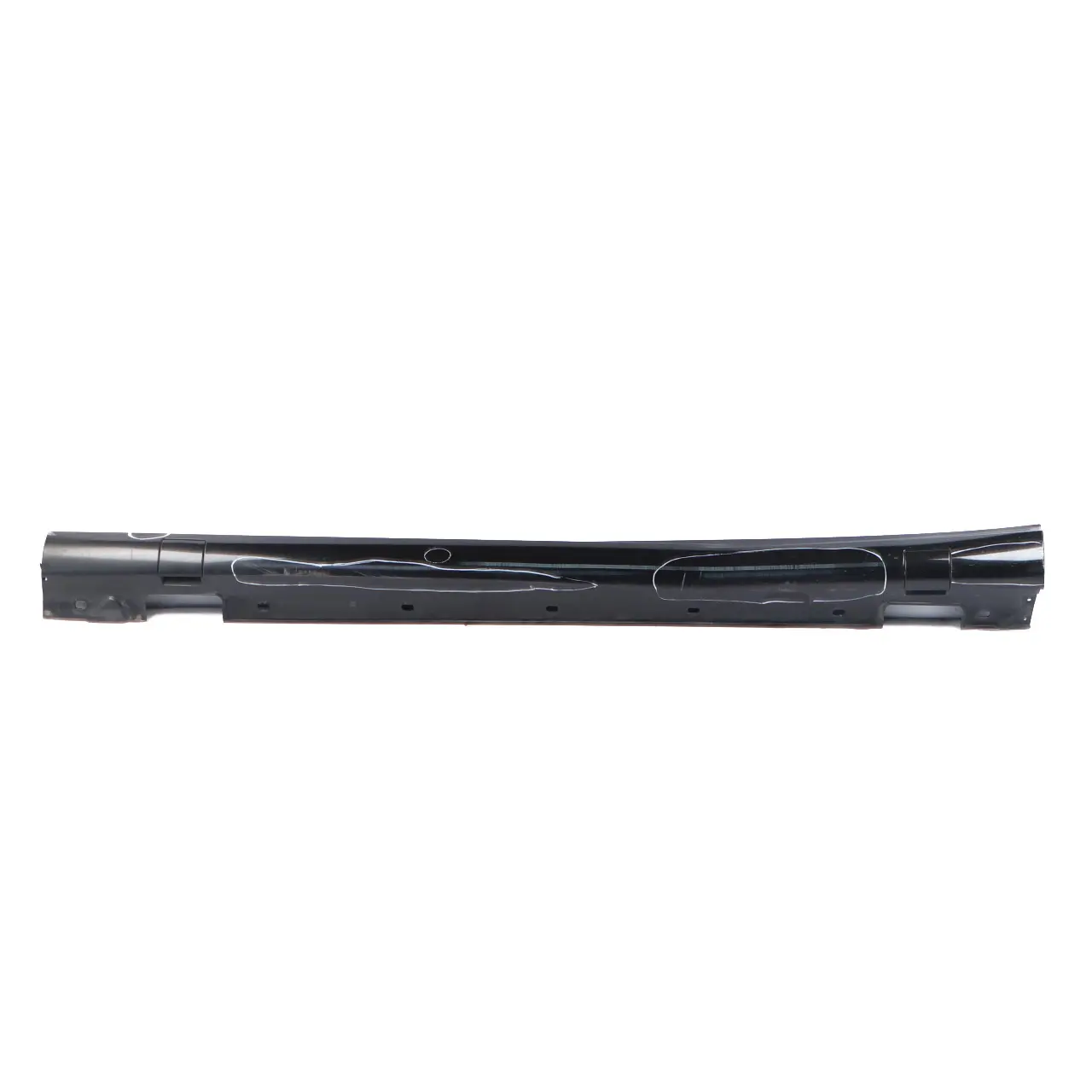 Mercedes W212 Side Skirt Door Sill AMG Left N/S Obsidian Black Metallic - 775