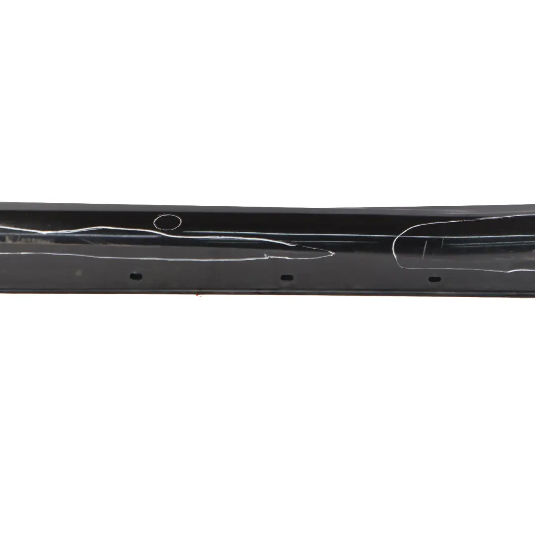 Mercedes W212 Side Skirt Door Sill AMG Left N/S Obsidian Black Metallic - 775