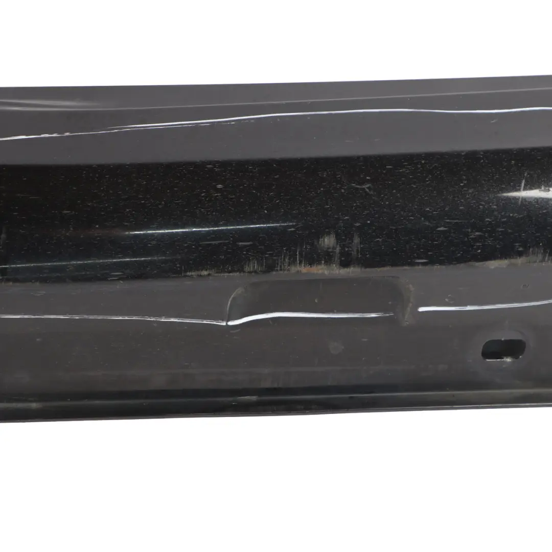 Mercedes W212 Side Skirt Door Sill AMG Left N/S Obsidian Black Metallic - 775