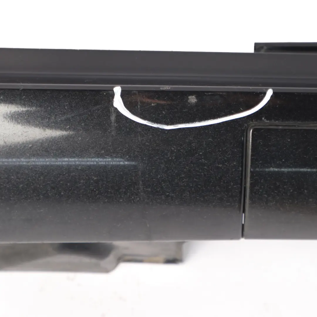 Mercedes W212 Side Skirt Door Sill AMG Left N/S Obsidian Black Metallic - 775