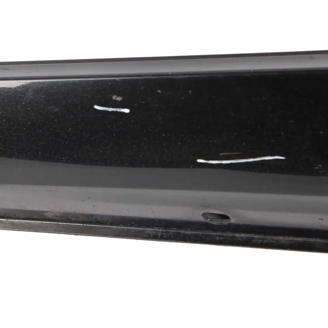 Mercedes W212 Side Skirt Cover Left N/S Sill Panel Saloon Obsidian Black - 197