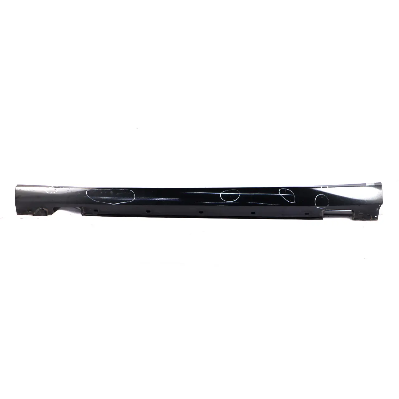 Mercedes W212 Side Skirt Cover Left N/S Sill Panel Saloon Obsidian Black - 197