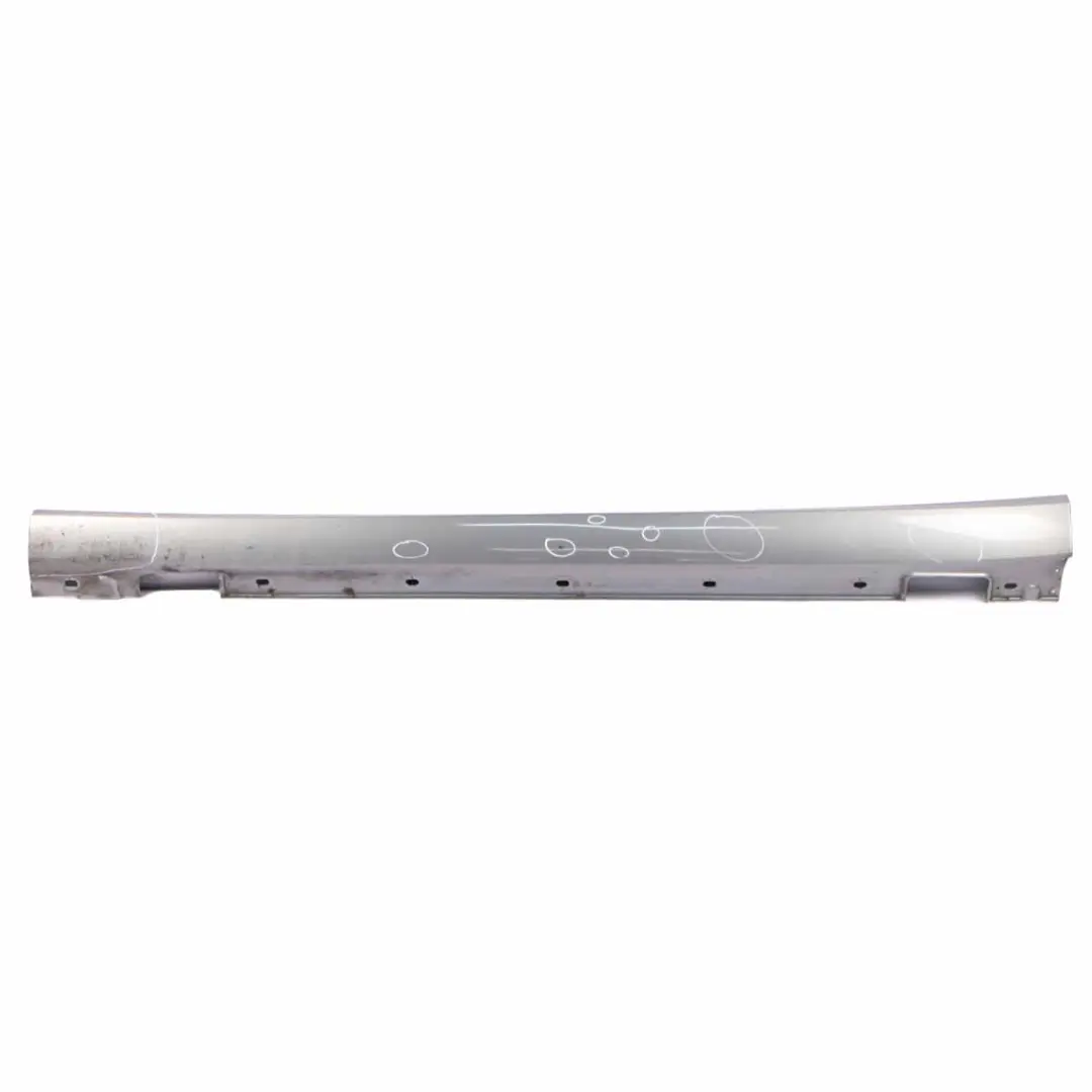 Mercedes W212 Side Skirt Cover Left N/S Sill Panel Saloon Palladium Silver - 792