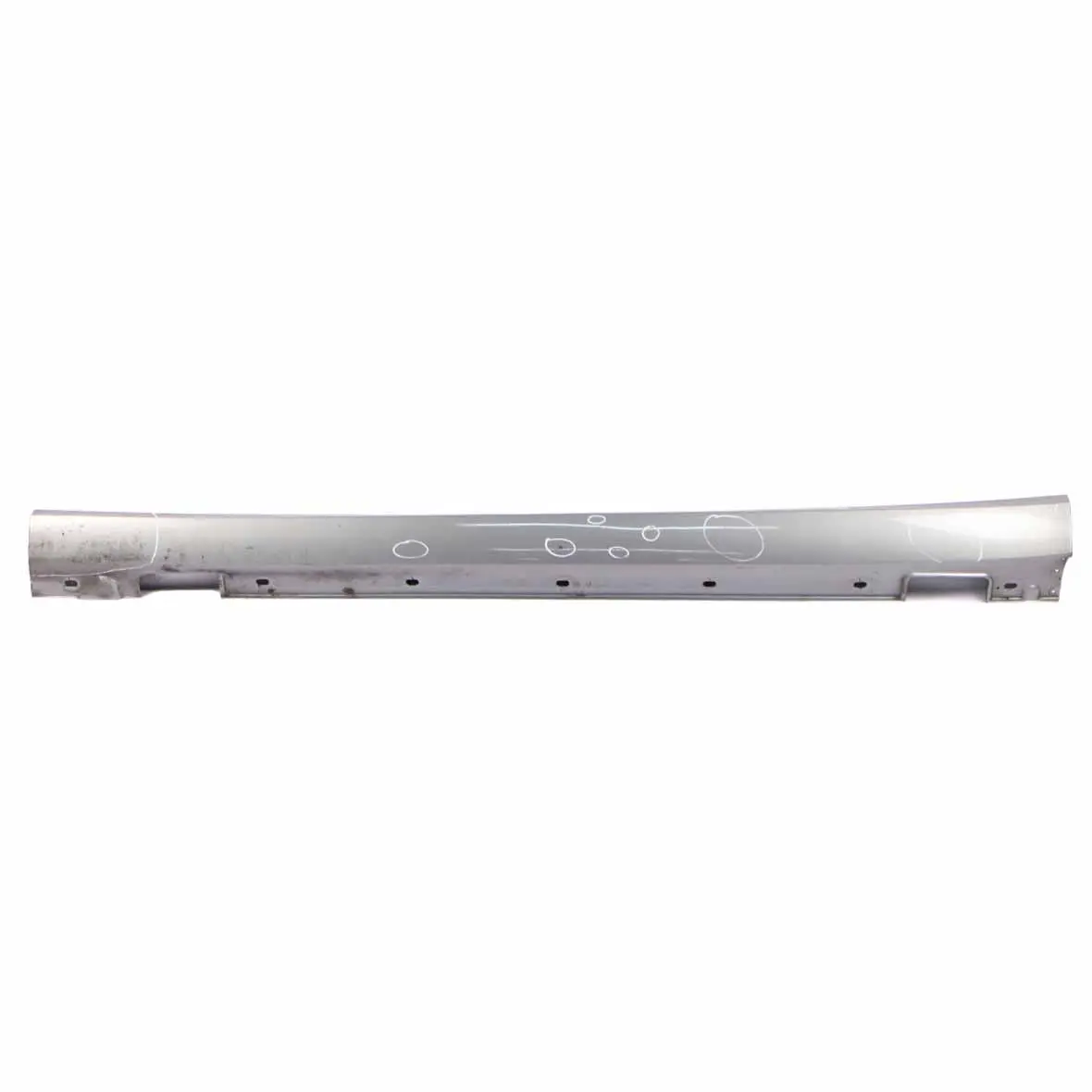 Mercedes W212 Side Skirt Cover Left N/S Sill Panel Saloon Palladium Silver - 792