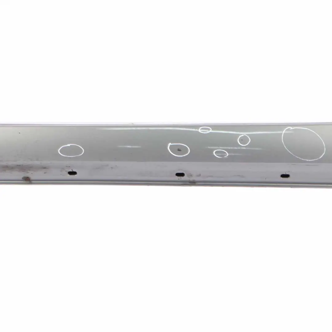 Mercedes W212 Side Skirt Cover Left N/S Sill Panel Saloon Palladium Silver - 792