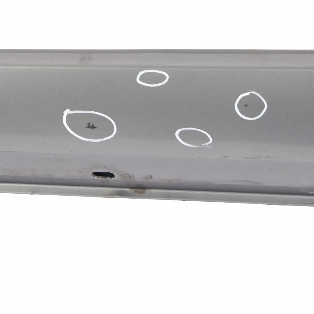 Mercedes W212 Side Skirt Cover Left N/S Sill Panel Saloon Palladium Silver - 792