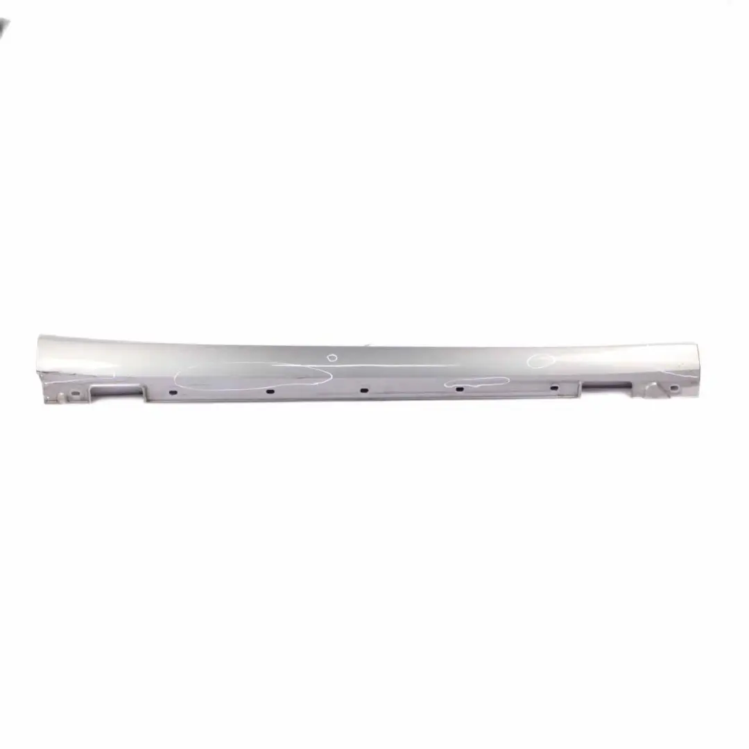 Mercedes W212 Side Skirt Cover Right O/S Sill Panel Saloon Palladium Silver 792