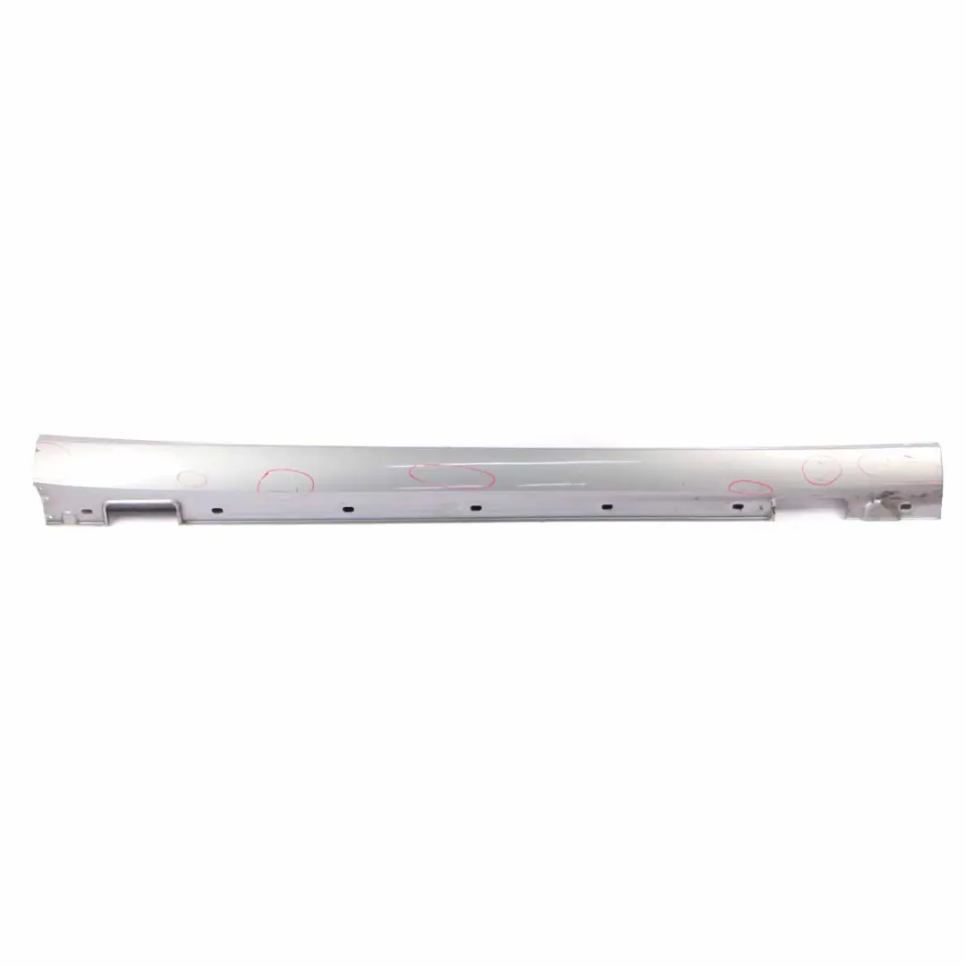 Mercedes W212 Side Skirt Cover Right O/S Sill Panel Saloon Palladium Silver 792