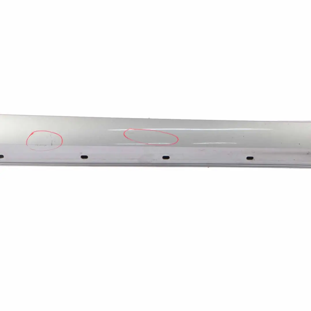 Mercedes W212 Side Skirt Cover Right O/S Sill Panel Saloon Palladium Silver 792