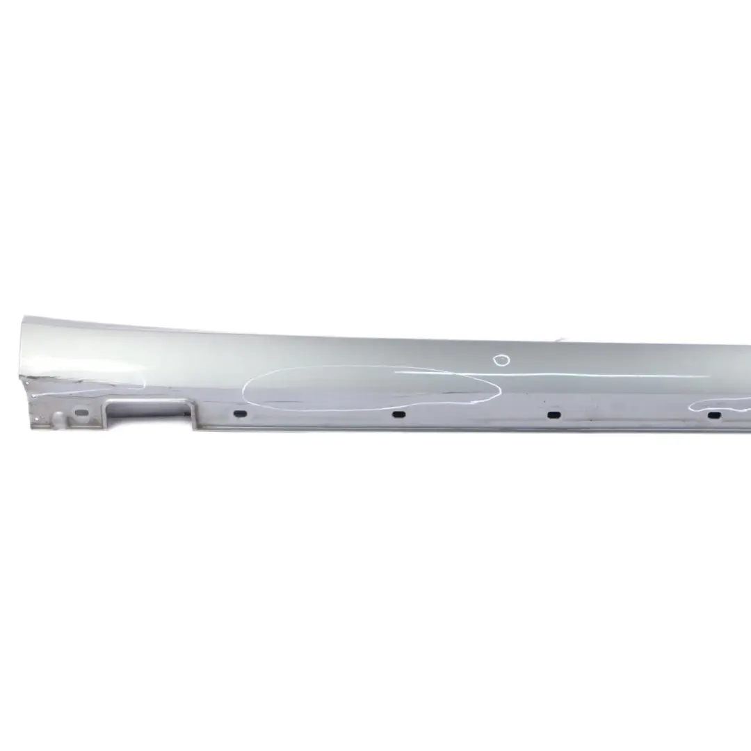 Mercedes W212 Side Skirt Cover Right O/S Sill Panel Saloon Palladium Silver 792