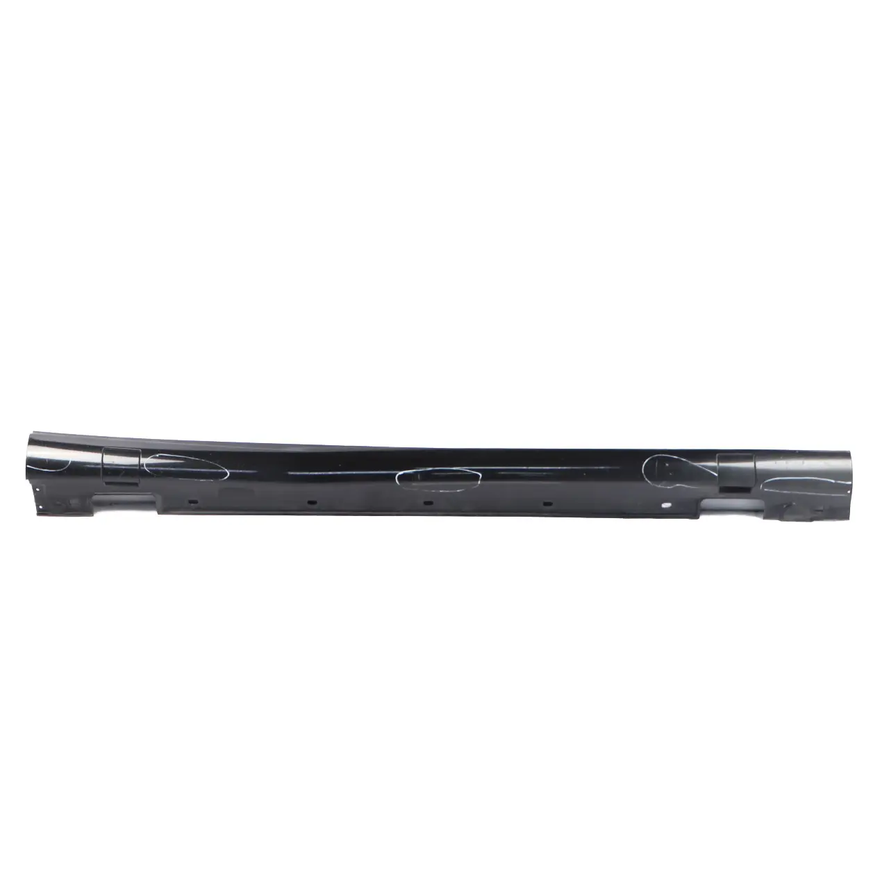 Mercedes W212 Side Skirt Door Sill AMG Right O/S Obsidian Black Metallic - 775