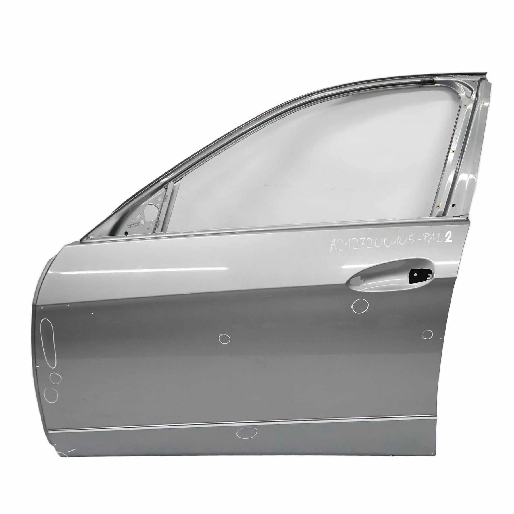 Mercedes W212 Door Front Left N/S Cover Panel Palladium Silver Metallic - 792