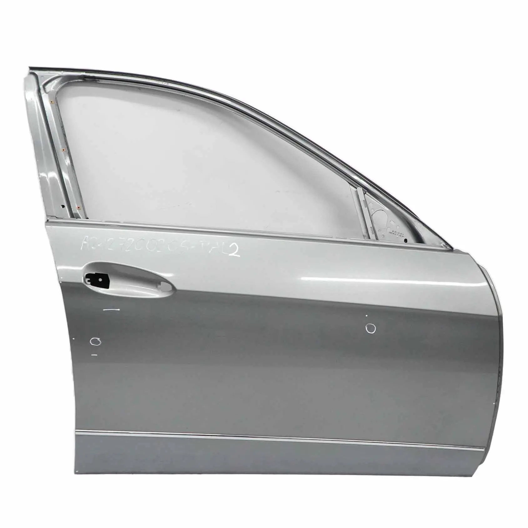 Mercedes W212 Door Front Right O/S Cover Panel Palladium Silver Metallic - 792