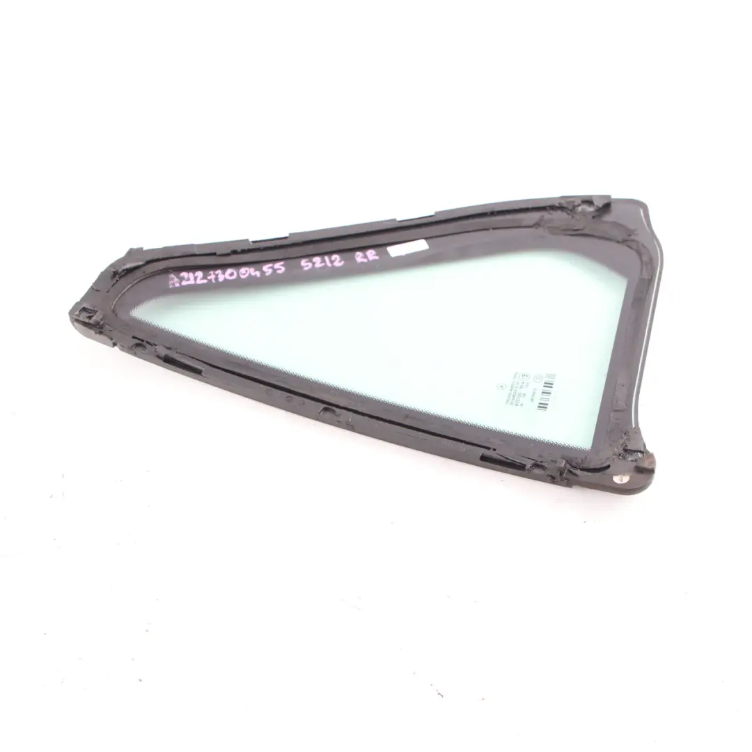 Mercedes W212 Estate Cuarto cristal puerta trasera derecha Ventana A2127300455