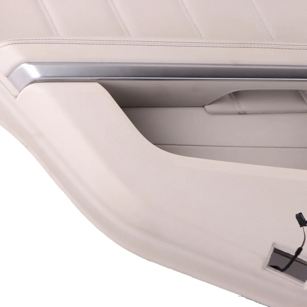 Mercedes W212 Door Card Rear Left N/S Trim Panel Cover Beige Leather