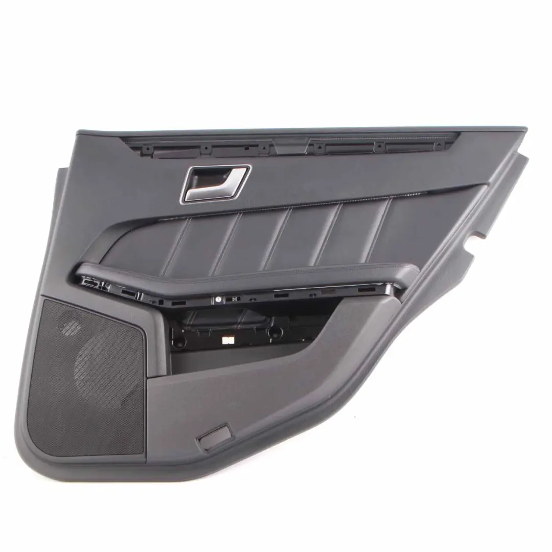 Mercedes W212 Door Card Rear Right O/S Trim Panel Cover Black Imitation Leather