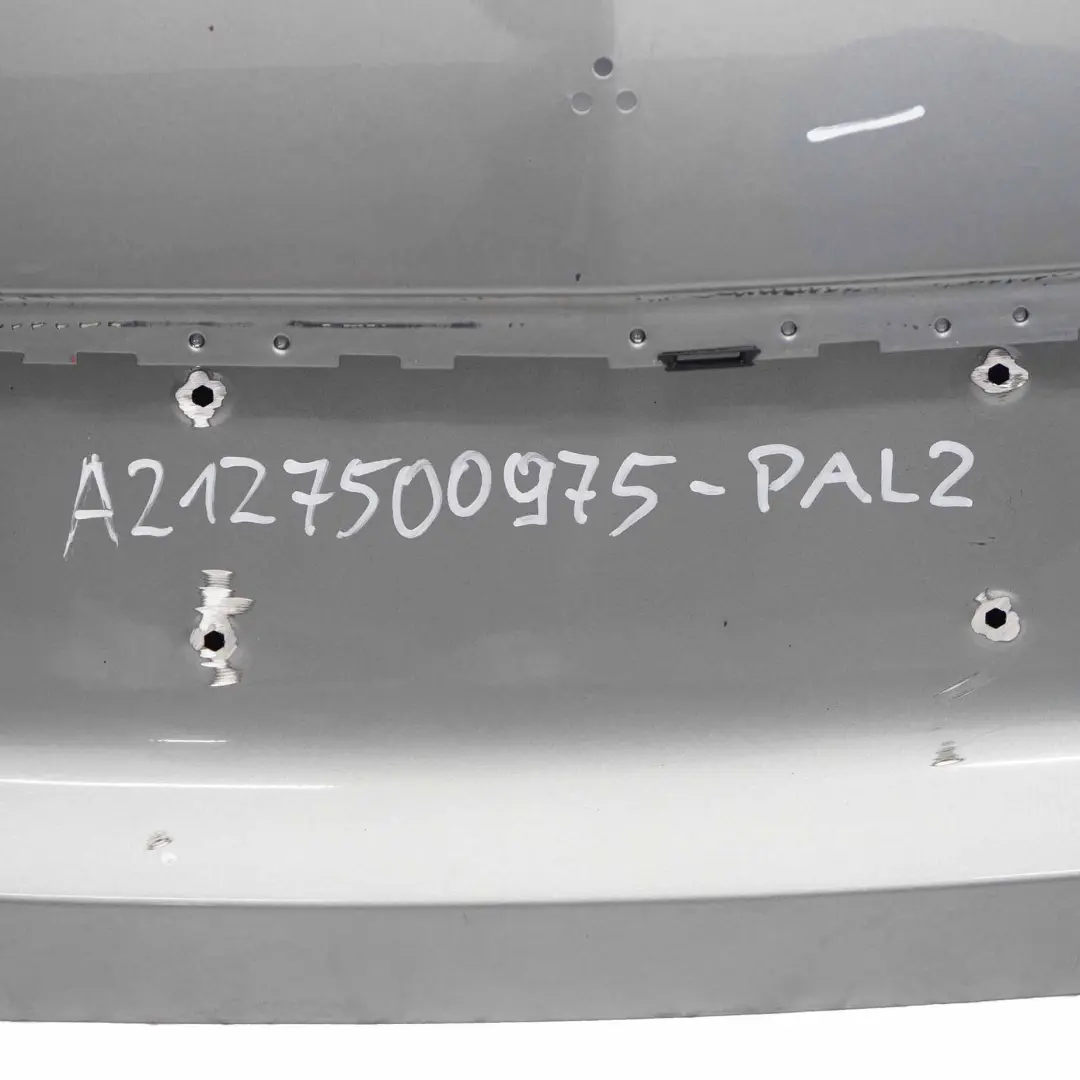 Mercedes W212 Boot Trunk Lid Tailgate Panel Saloon Palladium Silver - 792