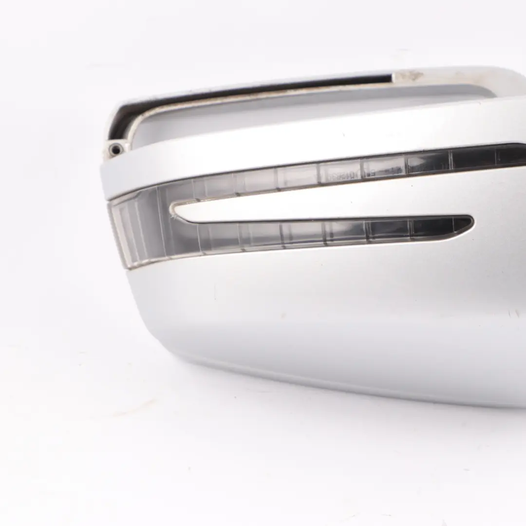 Mercedes W212 Wing Mirror Cover Door Left N/S Cap Indicator Iridium Silver 775