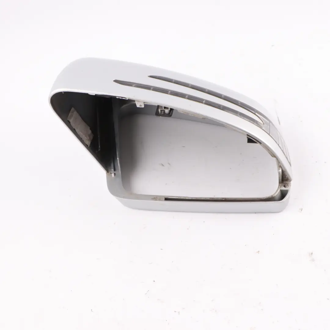 Mercedes W212 Wing Mirror Cover Door Left N/S Cap Indicator Iridium Silver 775