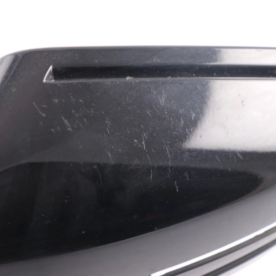 Mercedes W204 W212 Carcasa Espejo Retrovisor Izquierda Negro Obsidiana 197