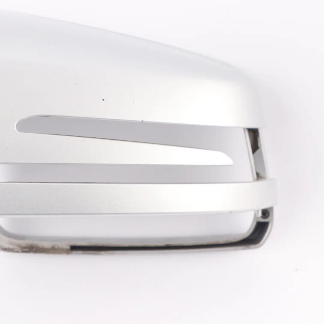 Mercedes W204 Wing Mirror Cover Cap Casing Left N/S Iridium Silver Metallic 775