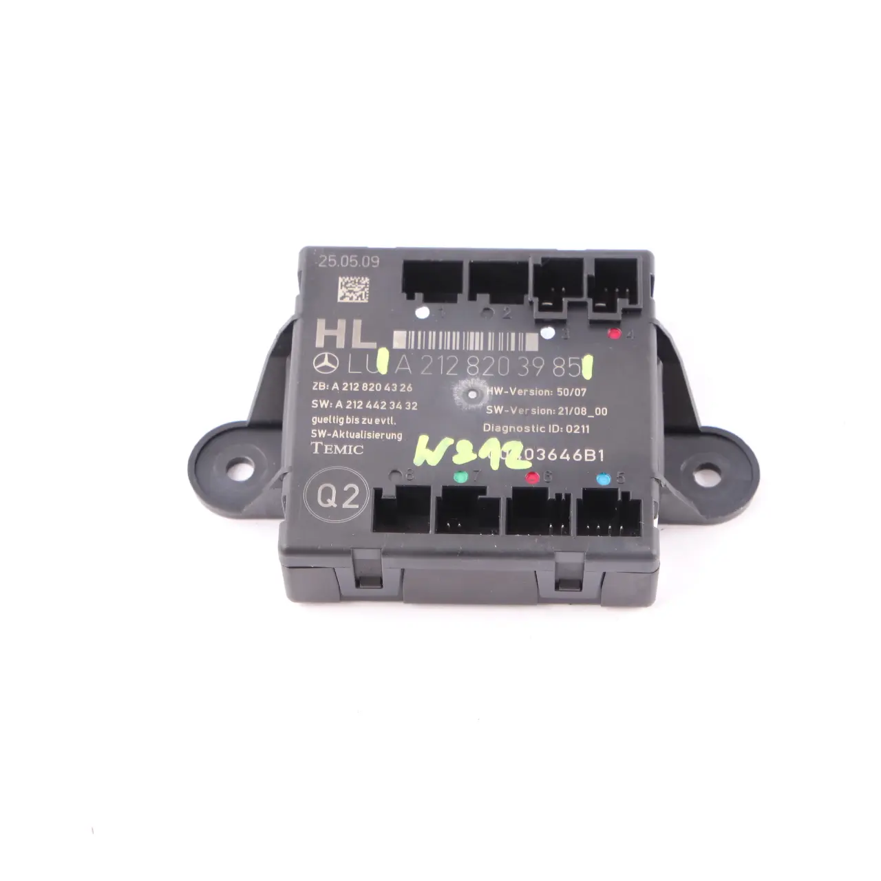 Módulo De Puerta Mercedes W204 W212 Rear Left Control Unit Module A2128203985