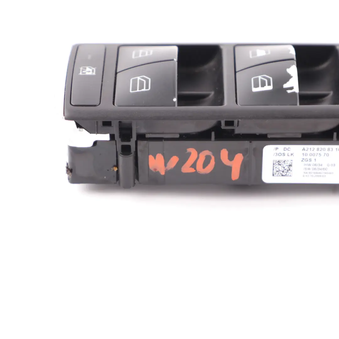 Lifter Switch Mercedes W204 W207 W212 Window Driver's Side Auto Dip A2128208310