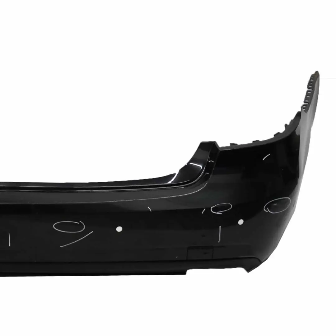 Mercedes W212 Rear Bumper AMG Saloon Trim Panel Cover Obsidian Black - 197