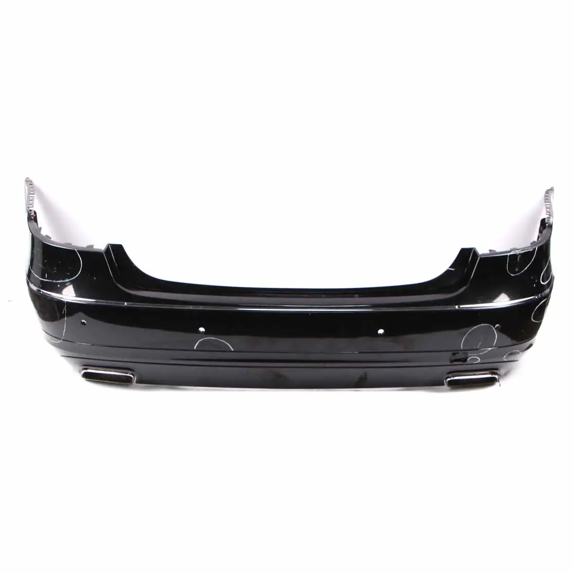 Mercedes W212 Rear Bumper Avantgarde Trim Panel Obsidian Black - 197