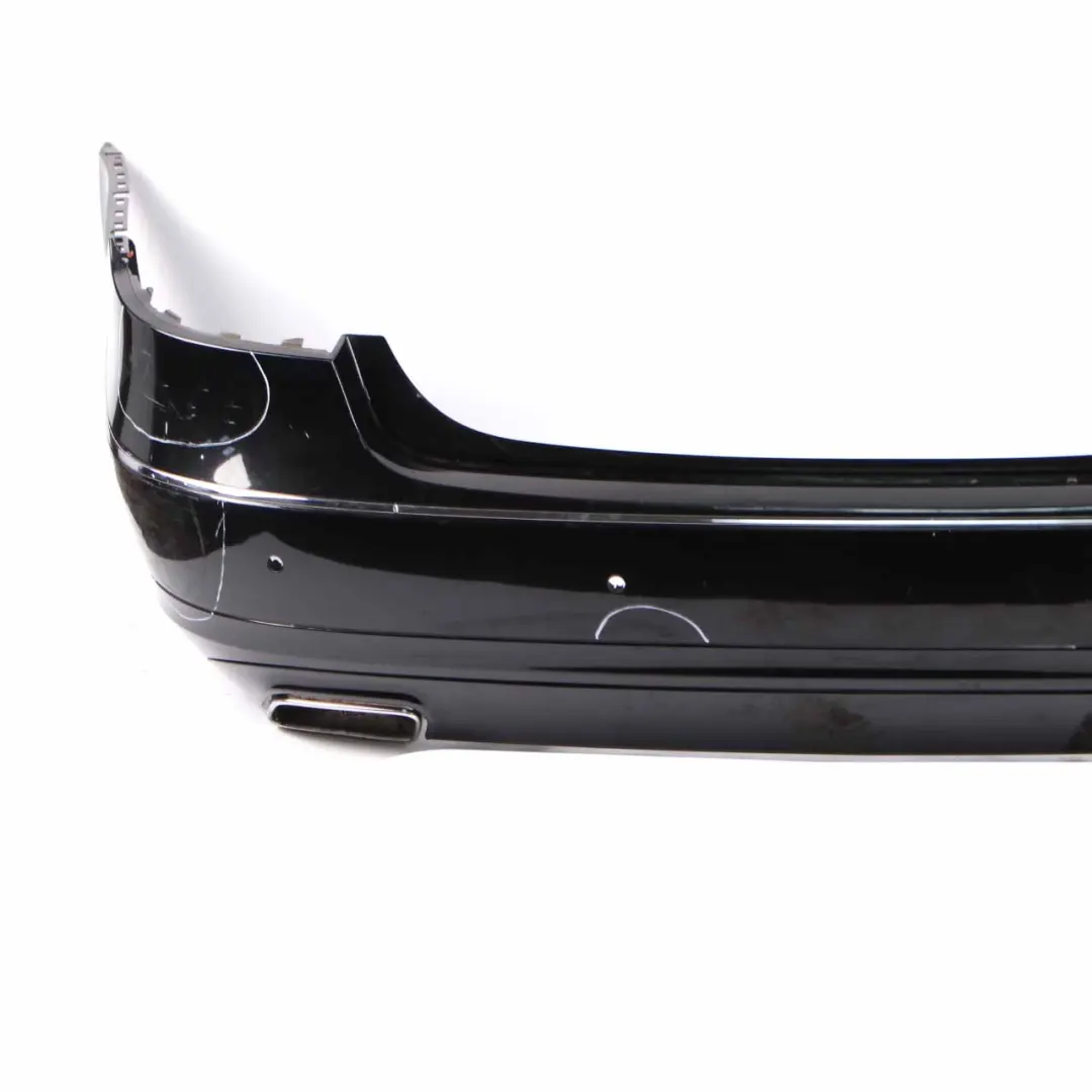 Mercedes W212 Rear Bumper Avantgarde Trim Panel Obsidian Black - 197