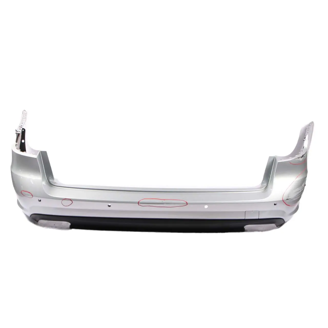 Mercedes W212 Rear Bumper Sport Trim Panel Iridium Silver Metallic - 775